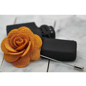 COPY - Dear Martian Mens Yellow Flower Lapel Pin